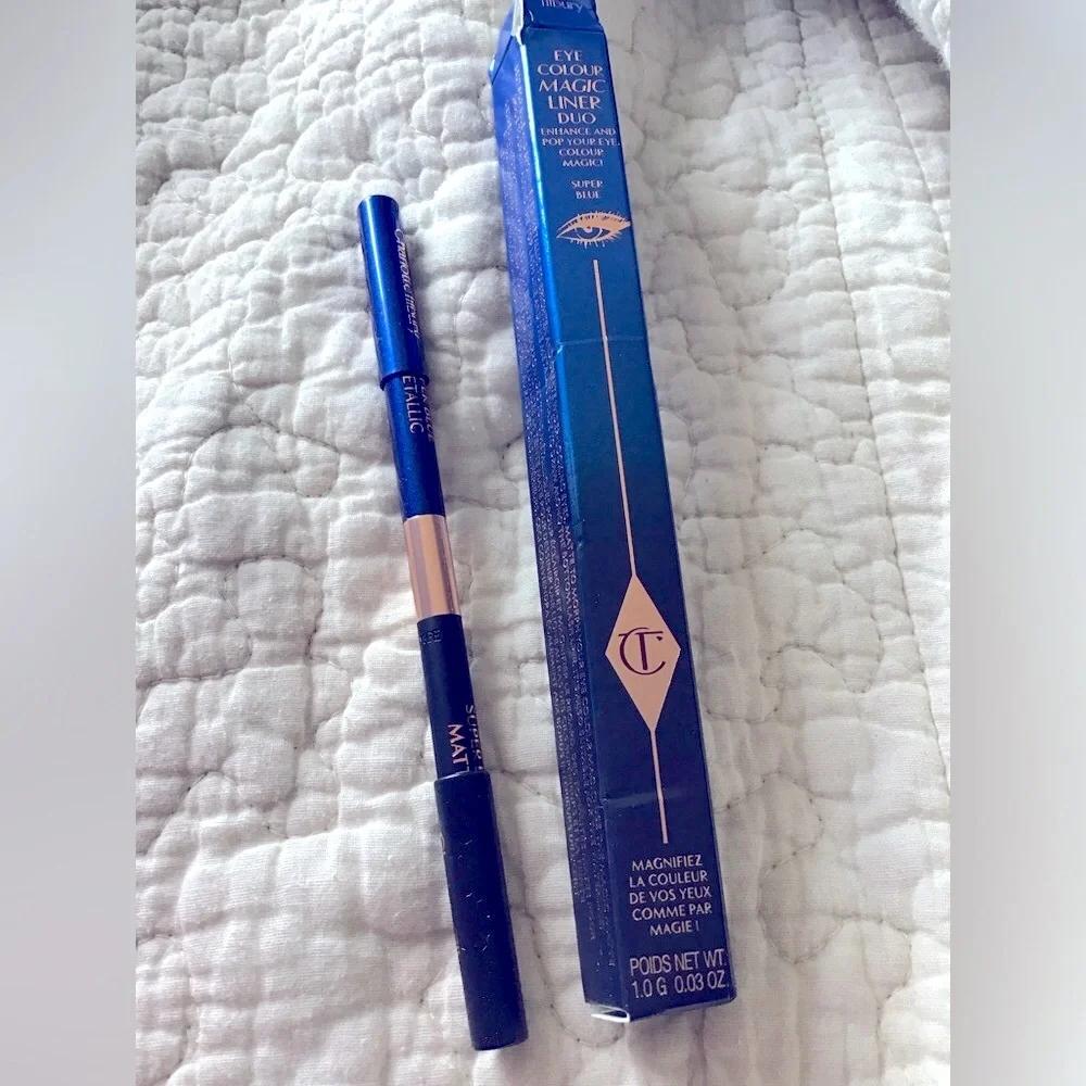 CHARLOTTE TILBURY Eye Colour Magic Liner Duo Super Blue Eyeliner New In Box